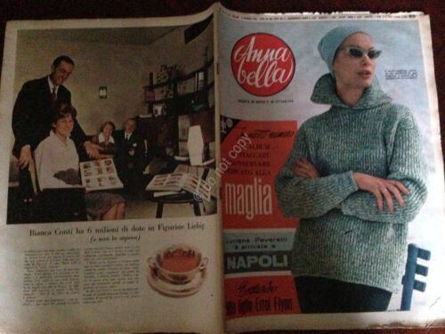 Annabella Rivista Magazine 10 Gennaio 1960 N.2 Edy Campagnoli Panelli