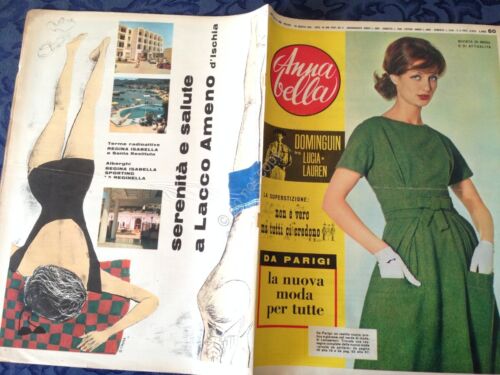 Annabella Rivista Magazine 30 Agosto 1959 n.35 Dominguin