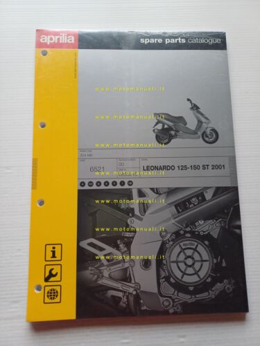Aprilia 125-150 Leonardo ST 2001 catalogo ricambi TELAIO originale vers. …