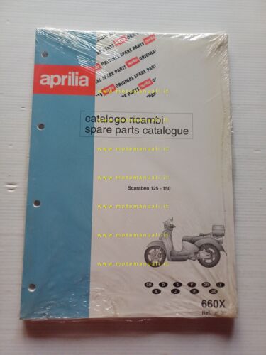 Aprilia 125-150 Scarabeo 1999 catalogo ricambi TELAIO originale