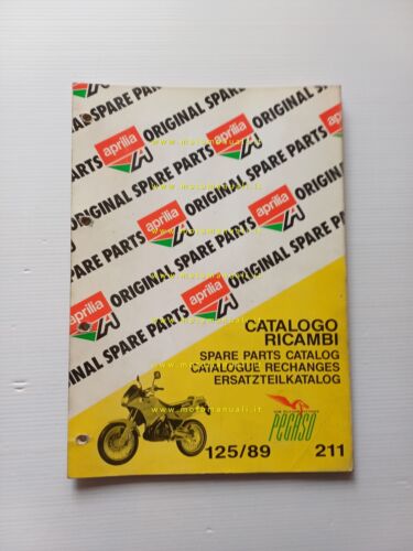 Aprilia 125 Pegaso 1989 catalogo ricambi TELAIO originale spare parts …