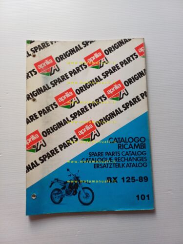 Aprilia 125 RX 1989 catalogo ricambi TELAIO originale spare part …