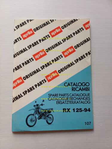 Aprilia 125 RX 1994 catalogo ricambi TELAIO originale spare part …