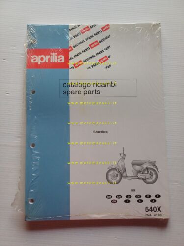 Aprilia 125 Scarabeo 1999 catalogo ricambi TELAIO originale