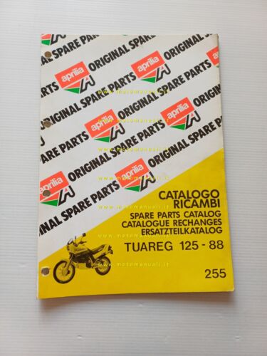 Aprilia 125 Tuareg 1988 catalogo ricambi TELAIO originale spare part …