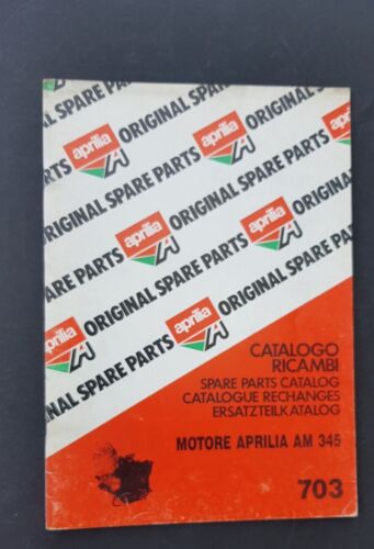 Aprilia 50 AM 345 catalogo ricambi moto MOTORE - engine …