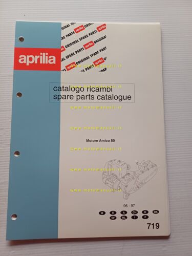 Aprilia 50 Amico 1996-1997 catalogo ricambi MOTORE originale