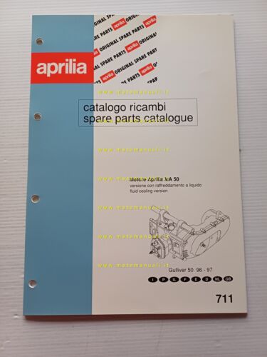 Aprilia 50 Gulliver 1995-1996 catalogo ricambi MOTORE originale