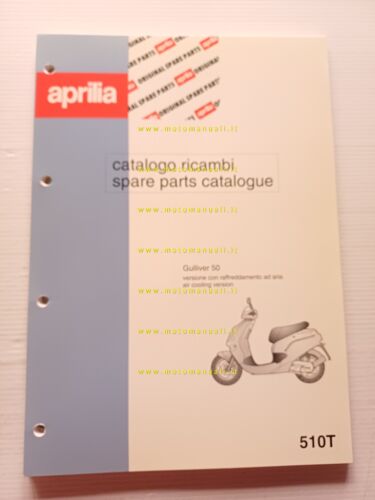 Aprilia 50 Gulliver Aria 1996 catalogo ricambi TELAIO originale FRAME …