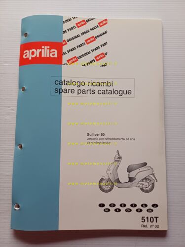 Aprilia 50 Gulliver Aria 1997 catalogo ricambi TELAIO originale FRAME …