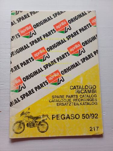 Aprilia 50 Pegaso 1992 catalogo ricambi TELAIO originale FRAME parts …