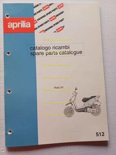 Aprilia 50 Rally 1994-95 catalogo ricambi TELAIO originale FRAME parts …