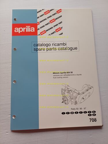 Aprilia 50 Rally Acqua 1996-1997 catalogo ricambi MOTORE originale