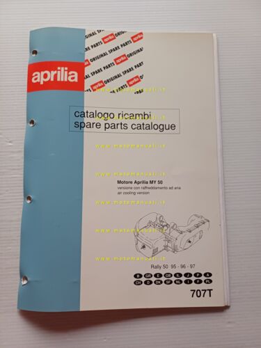 Aprilia 50 Rally Aria 1995-1997 catalogo ricambi MOTORE originale