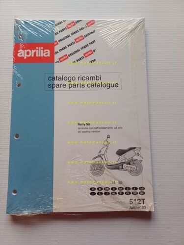 Aprilia 50 Rally Aria 1995-1999 catalogo ricambi TELAIO originale vers. …