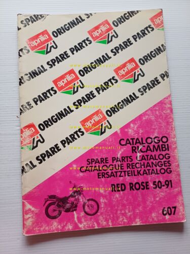 Aprilia 50 Red Rose 1991 catalogo ricambi TELAIO originale FRAME …