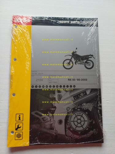 Aprilia 50 RX 1995-2002 catalogo ricambi TELAIO originale vers. 04