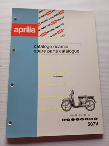 Aprilia 50 Scarabeo 1993-1997 catalogo ricambi TELAIO originale FRAME parts