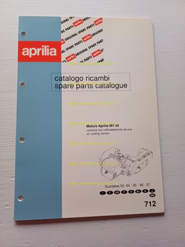 Aprilia 50 Scarabeo 1994-1997 catalogo ricambi MOTORE originale