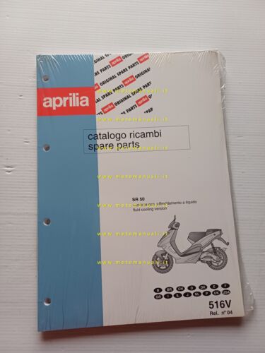 Aprilia 50 SR Acqua 1997-1998 catalogo ricambi TELAIO originale vers. …