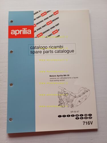 Aprilia 50 SR Acqua 1997 catalogo ricambi MOTORE originale