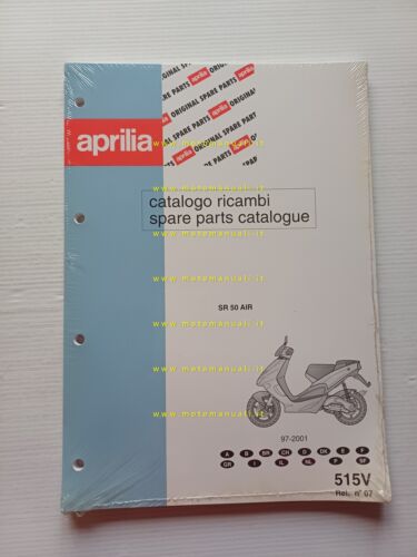 Aprilia 50 SR Air 1997-2001 catalogo ricambi TELAIO originale vers. …