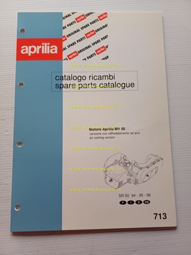 Aprilia 50 SR Aria 1994-96 catalogo ricambi MOTORE originale