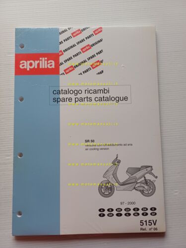 Aprilia 50 SR Aria 1997-2000 catalogo ricambi TELAIO originale vers. …