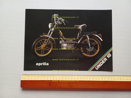 Aprilia 50 Under 18 1977 TUBONE depliant originale brochure