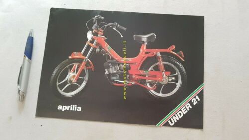 Aprilia 50 Under 21 1977 depliant originale TUBONE brochure