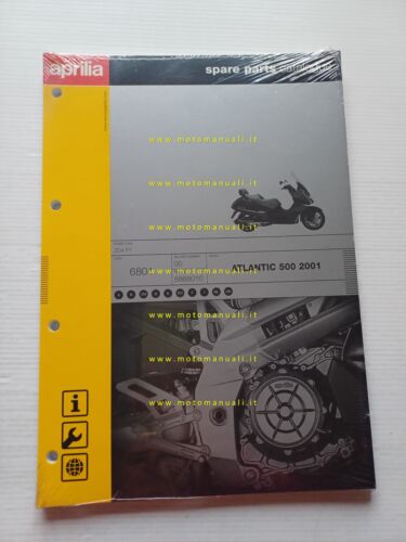 Aprilia 500 Atlantic 2001 catalogo ricambi TELAIO vers. 00 originale