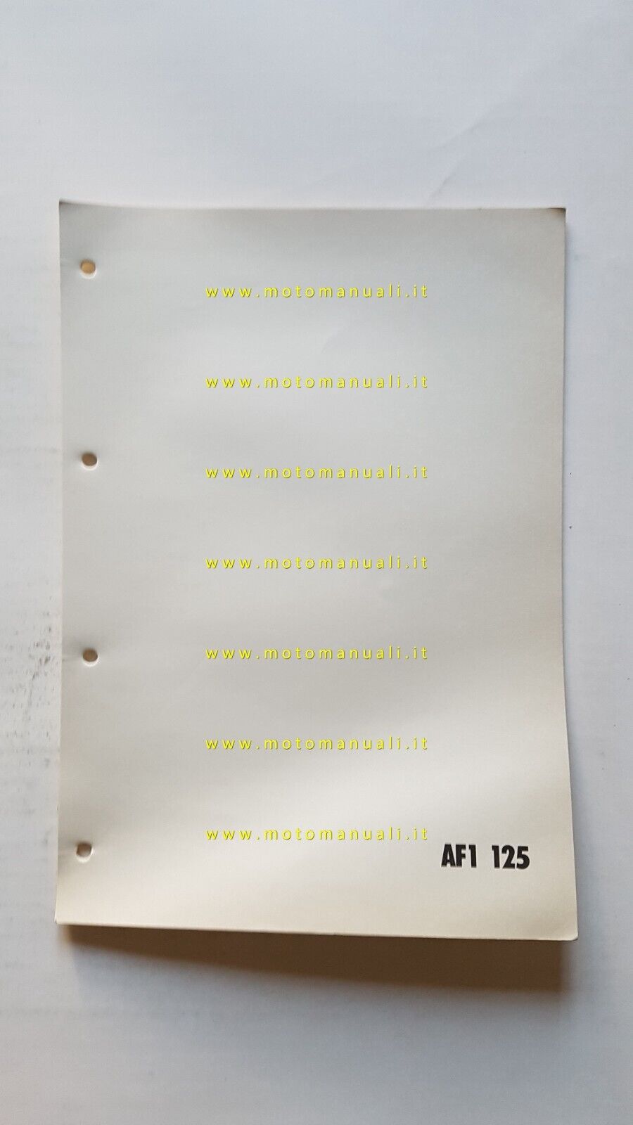 Aprilia AF1 125 catalogo ricambi TELAIO originale Frame parts catalog