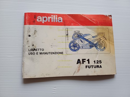 Aprilia AF1 125 Futura manuale uso manutenzione libretto originale italiano