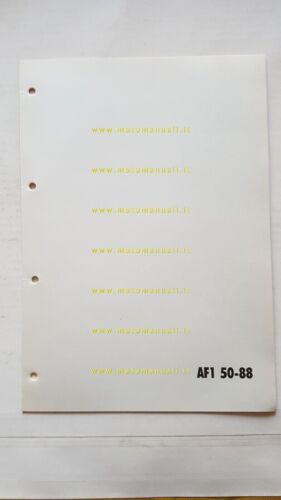Aprilia AF1 50 1988 catalogo ricambi TELAIO originale Frame parts …