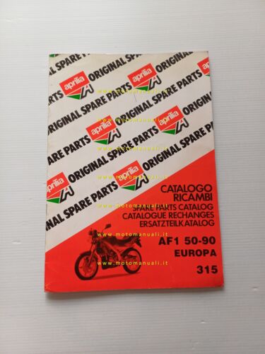 Aprilia AF1 50 Europa 1990 catalogo ricambi TELAIO originale frame …