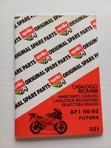 Aprilia AF1 50 Futura 1992 catalogo ricambi TELAIO originale frame …