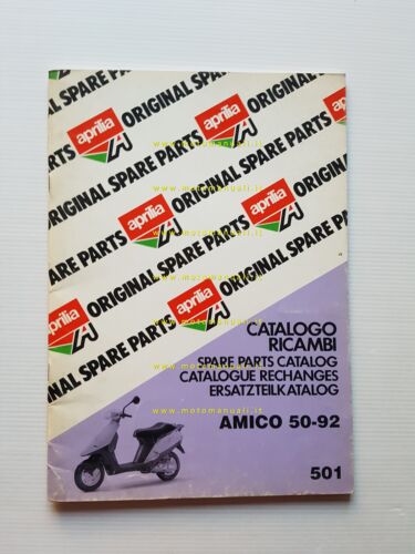 Aprilia Amico 50 1992 catalogo ricambi TELAIO originale FRAME parts …