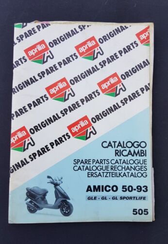 Aprilia Amico 50 1993 catalogo ricambi originale TELAIO-FRAME parts catalogue