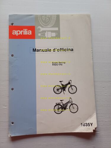 Aprilia bici elettriche Enjoy Racing-City 2000-01 manuale officina ORIGINALE