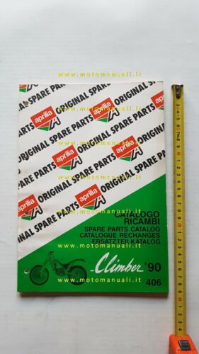 Aprilia Climber Trial 1990 catalogo ricambi TELAIO-FRAME spare parts catalogue