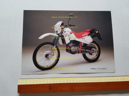 Aprilia ET 50 AE 1986 depliant italiano originale