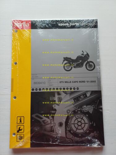 Aprilia ETV Mille Capo Nord 2001-02 catalogo ricambi TELAIO originale