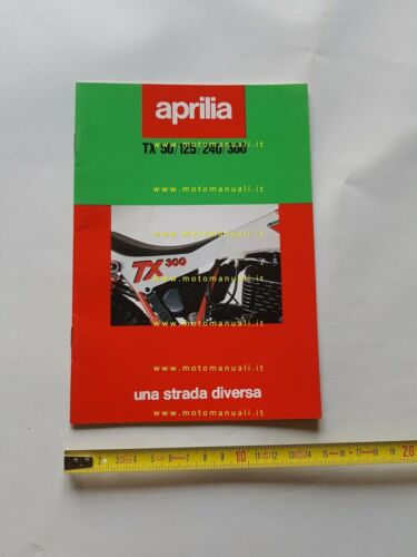 Aprilia Gamma modelli TX Trial 1985 depliant moto originale brochure