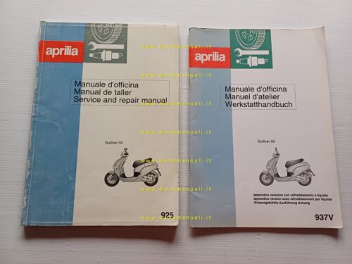 Aprilia Gulliver 50 1995-1997 manuale officina TELAIO italiano ORIGINALE