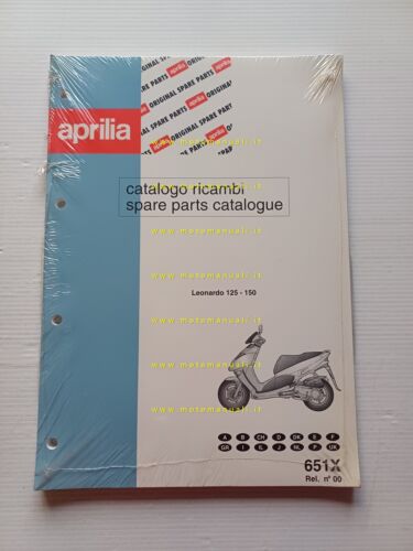 Aprilia Leonardo 125-150 1999 catalogo ricambi TELAIO originale vers. 00