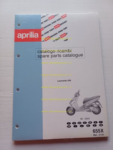 Aprilia Leonardo 250 1999-2000 catalogo ricambi TELAIO originale vers. 01