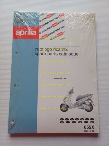 Aprilia Leonardo 250 1999 catalogo ricambi TELAIO originale vers. 00