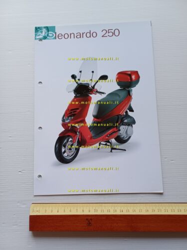 Aprilia Leonardo 250 2000 catalogo accessori dedicati originale