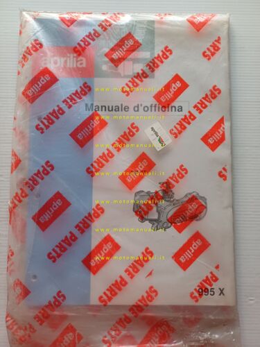 Aprilia MOTORE 125 4t scooter manuale officina italiano ORIGINALE