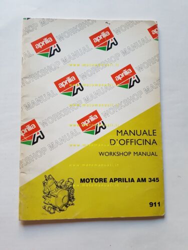 Aprilia Motore AM 345 50 manuale officina Italiano Inglese WORKSHOP …